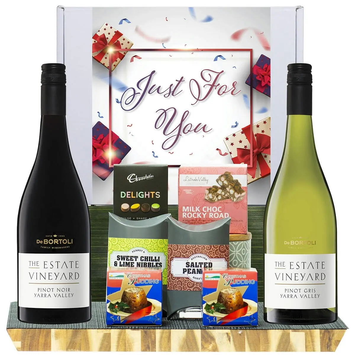 26829E Just For You Hamper with De Bortoli The Estate Collection