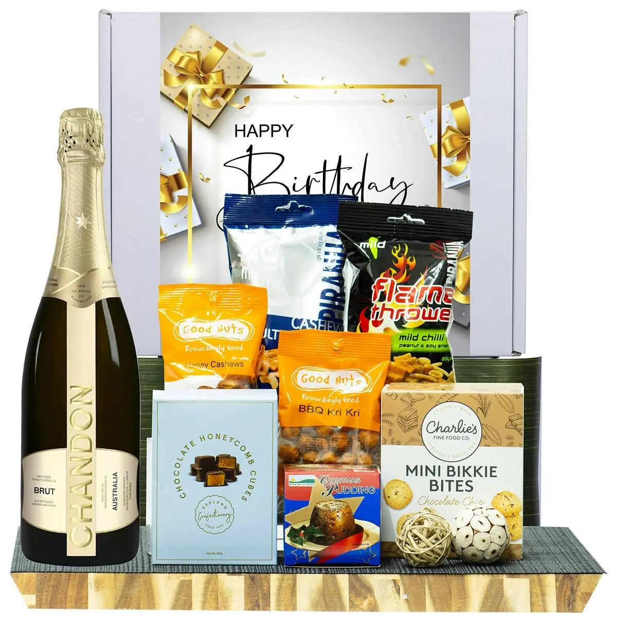 27163C Happy Birthday Hamper with Chandon NV