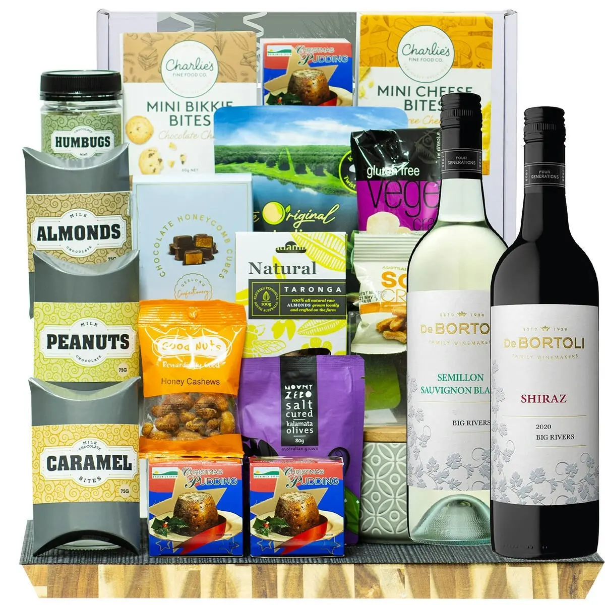 27823U Christmas Gourmet Hamper with De Bortoli Big Rivers