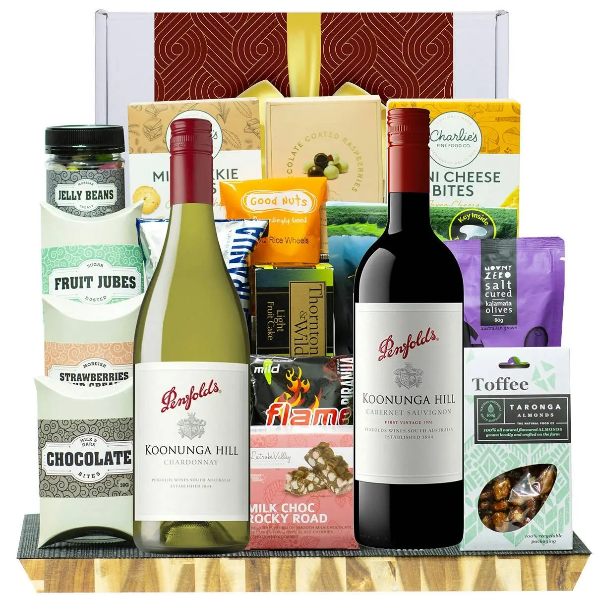 27904A Gourmet Hamper with Penfolds Koonunga Hill