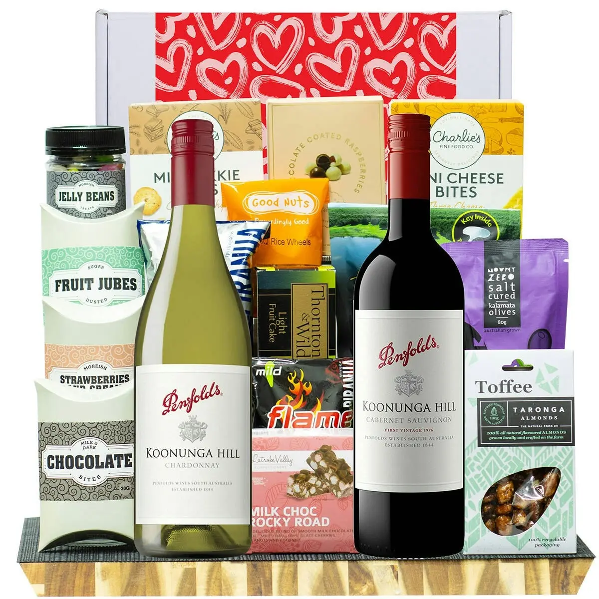 27904L Gourmet Hamper with Penfolds Koonunga Hill