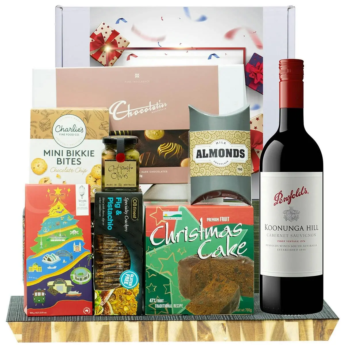 28002E Just For You Gourmet Hamper with Penfolds Koonunga Hill Cabernet Sauvignon