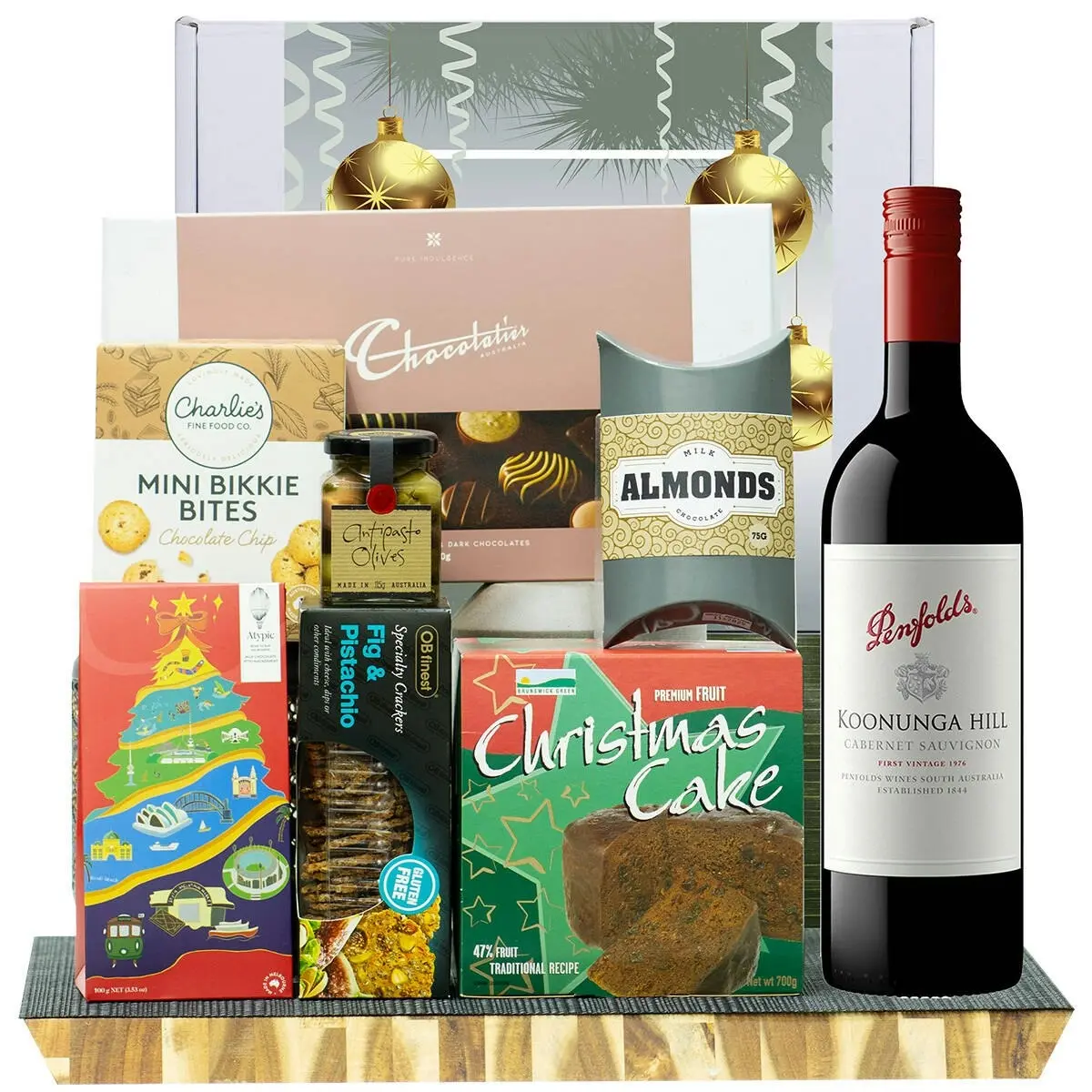 28002U Christmas Gourmet Hamper with Penfolds Koonunga Hill Cabernet Sauvignon