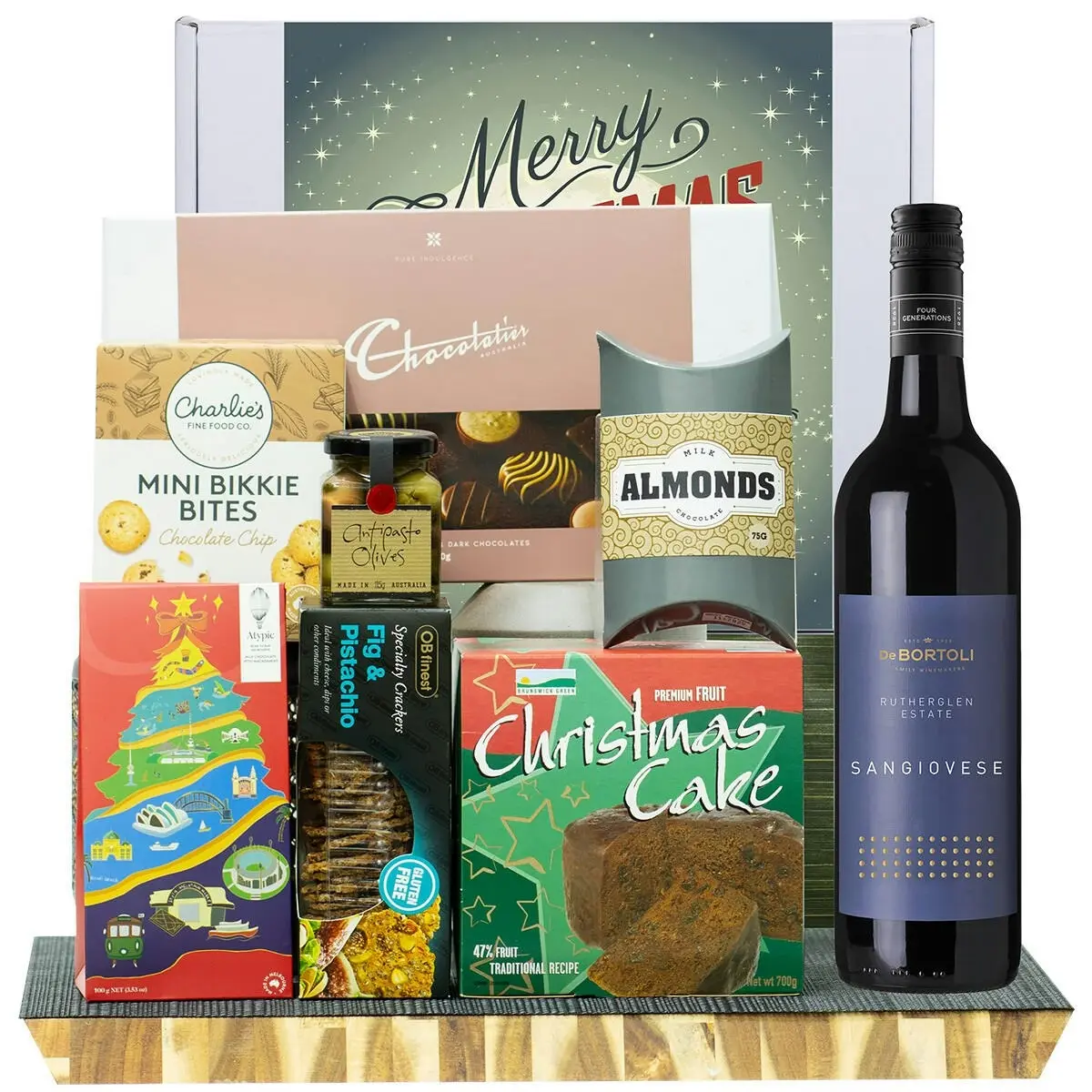 28030W Christmas Gourmet Hamper with De Bortoli Rutherglen Sangiovese