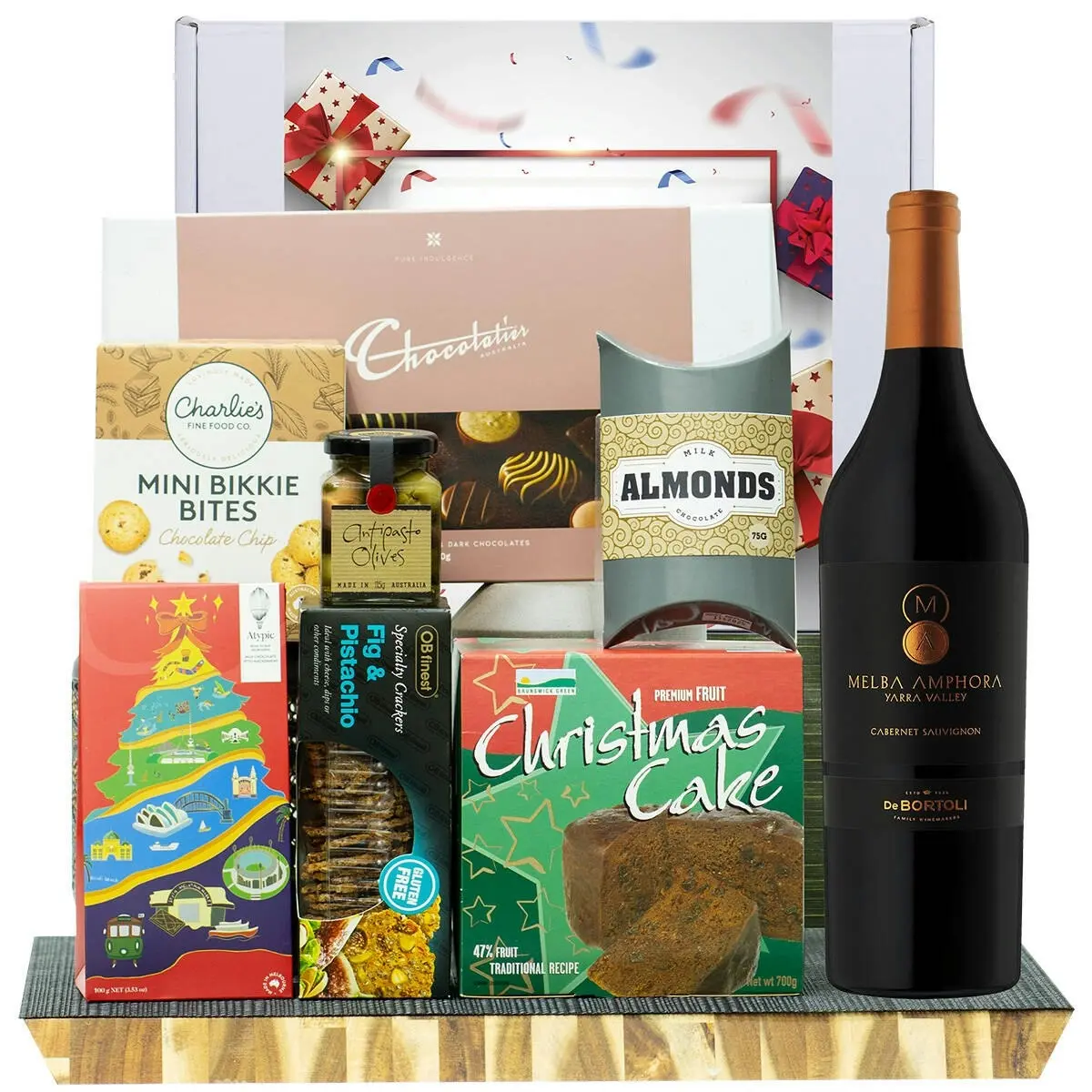 28033E Just For You Gourmet Hamper with De Bortoli Melba Amphora Cabernet Sauvignon