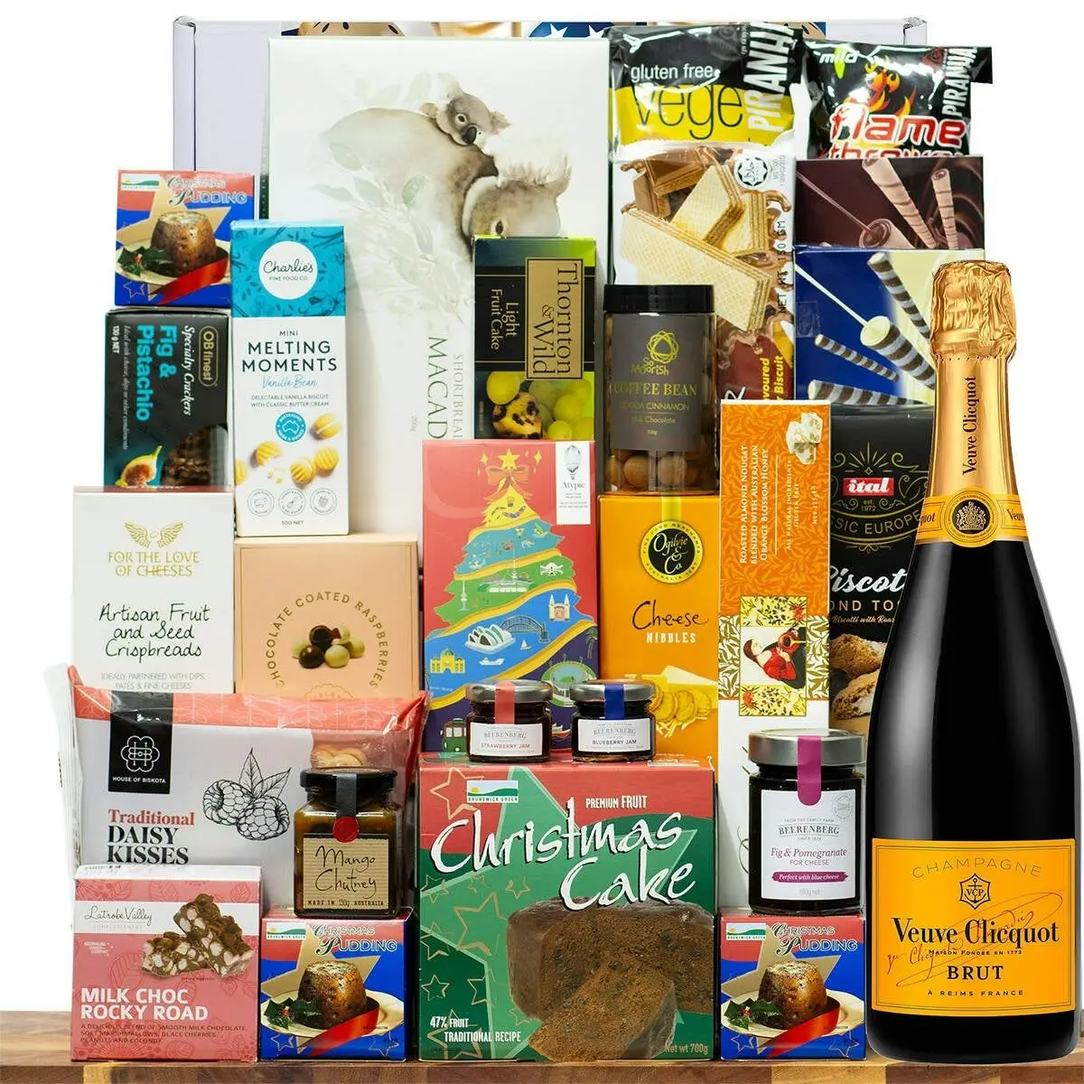 28762F Congratulations Gourmet Hamper with Veuve Clicquot Brut