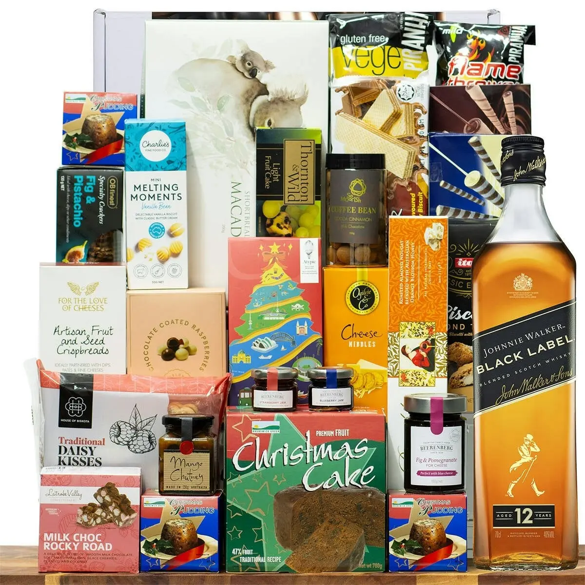 28771D All The Best Gourmet Hamper with Johnnie Walker Black Label