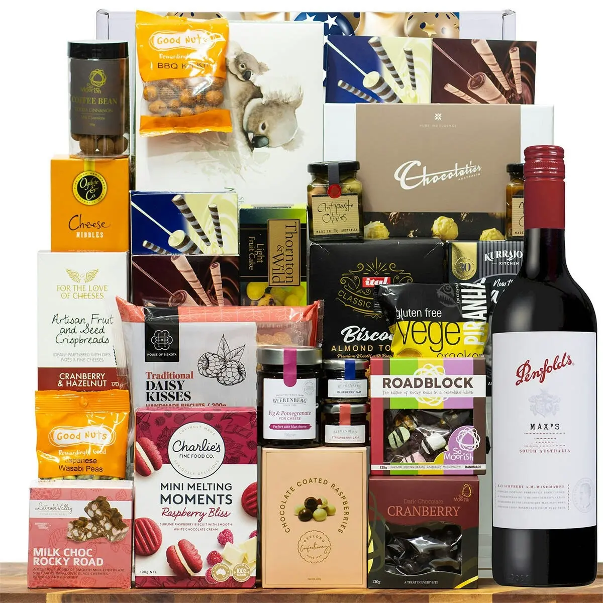 28905F Congratulations Gourmet Hamper with Penfolds Max’s Cabernet Sauvignon