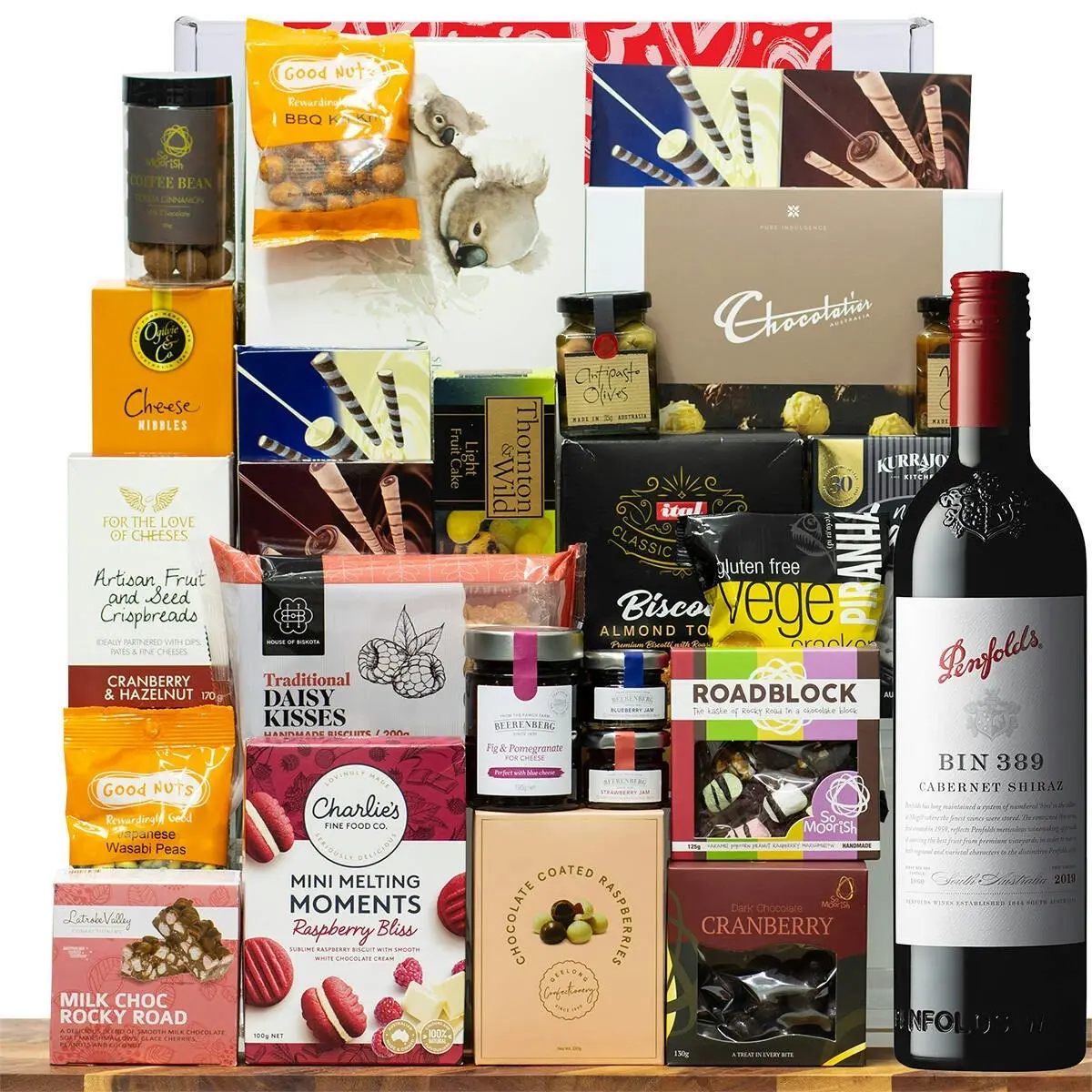 28909L Gourmet Hamper with Penfolds Bin 389 Cabernet Shiraz