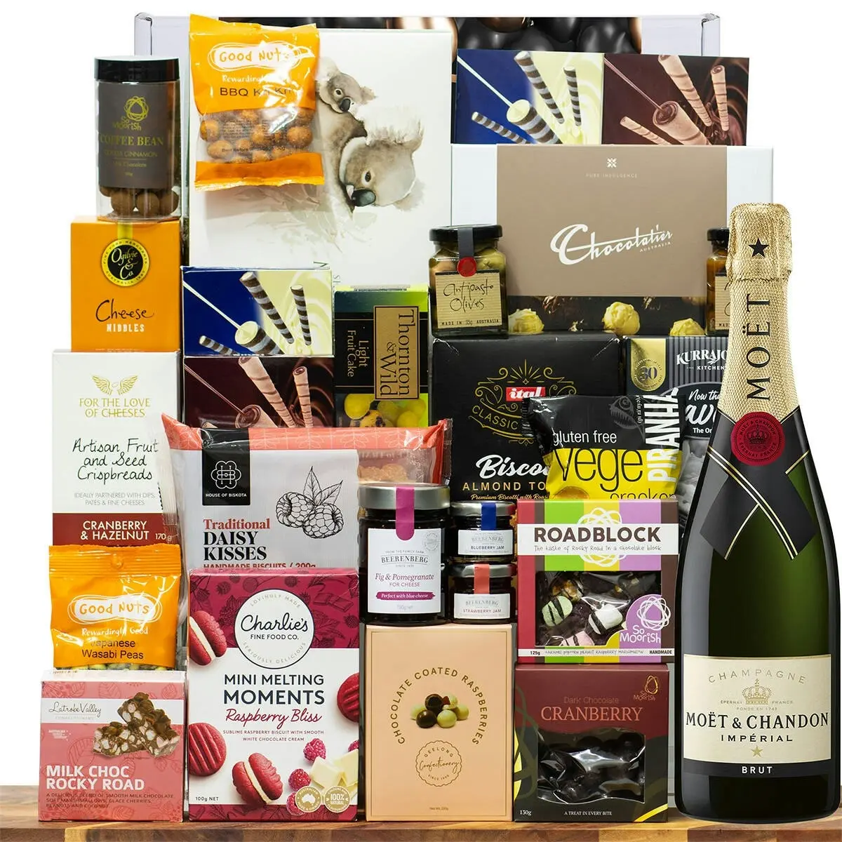 28961D All The Best Gourmet Hamper with Moet & Chandon