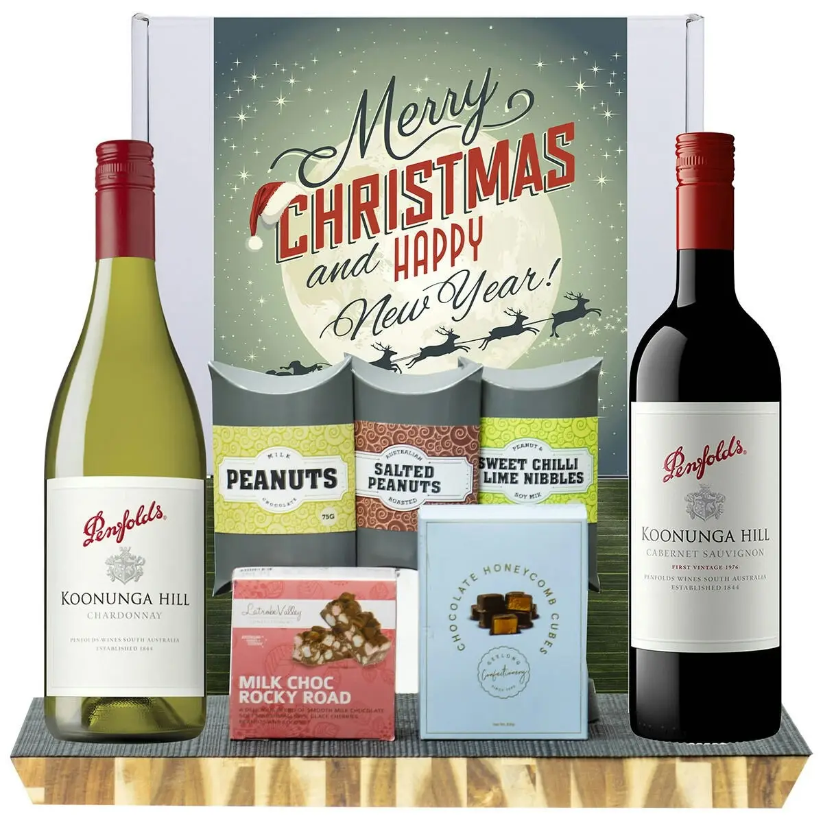 29004W Christmas Gourmet Hamper with Penfolds Koonunga Hill