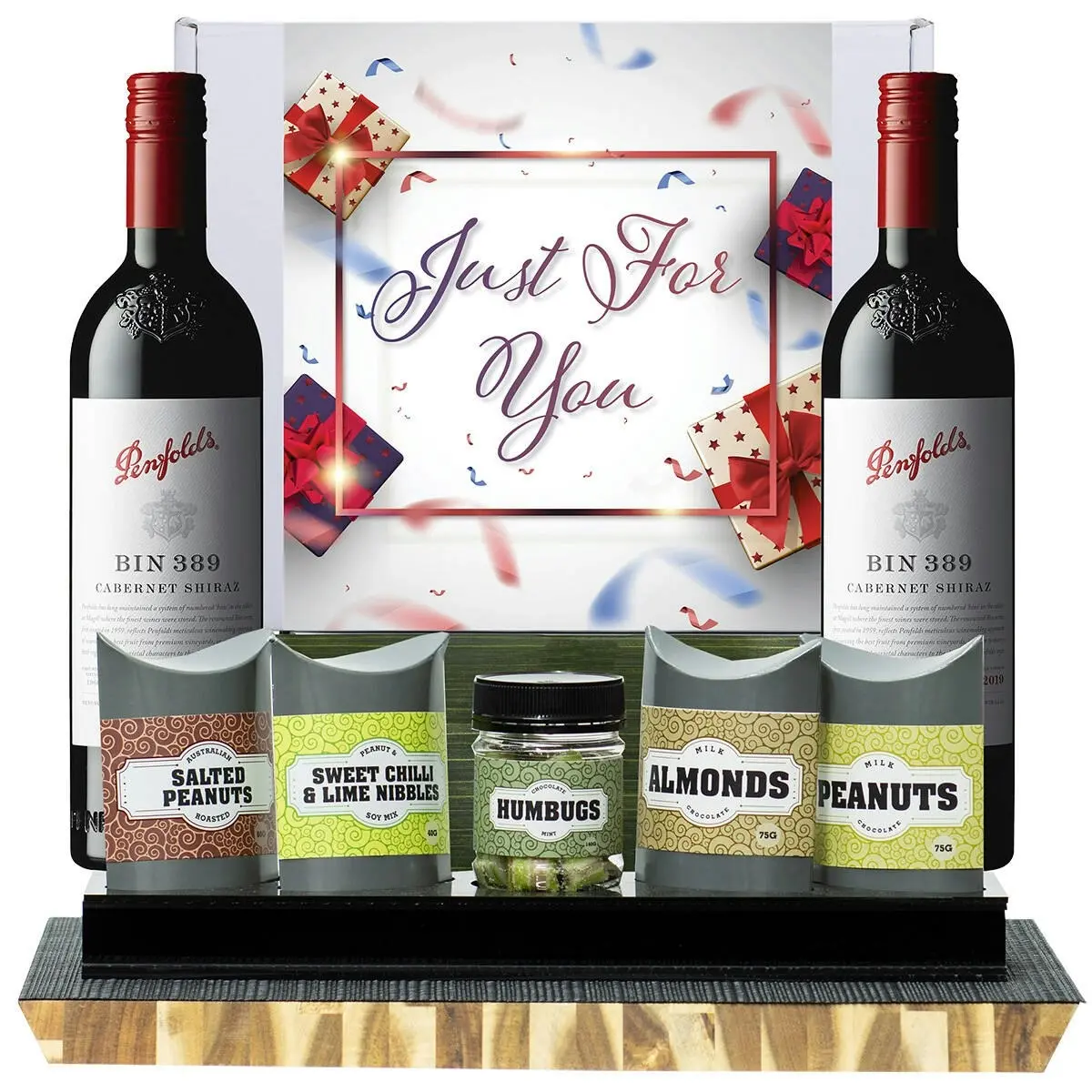 29209E Just For You Gourmet Hamper with Penfolds Bin 389 Cabernet Shiraz