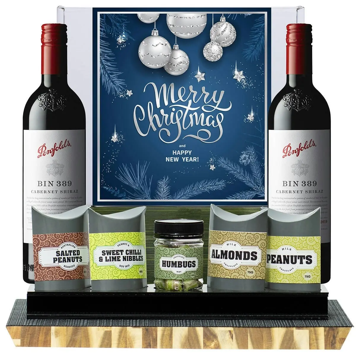 29209X Christmas Gourmet Hamper with Penfolds Bin 389 Cabernet Shiraz