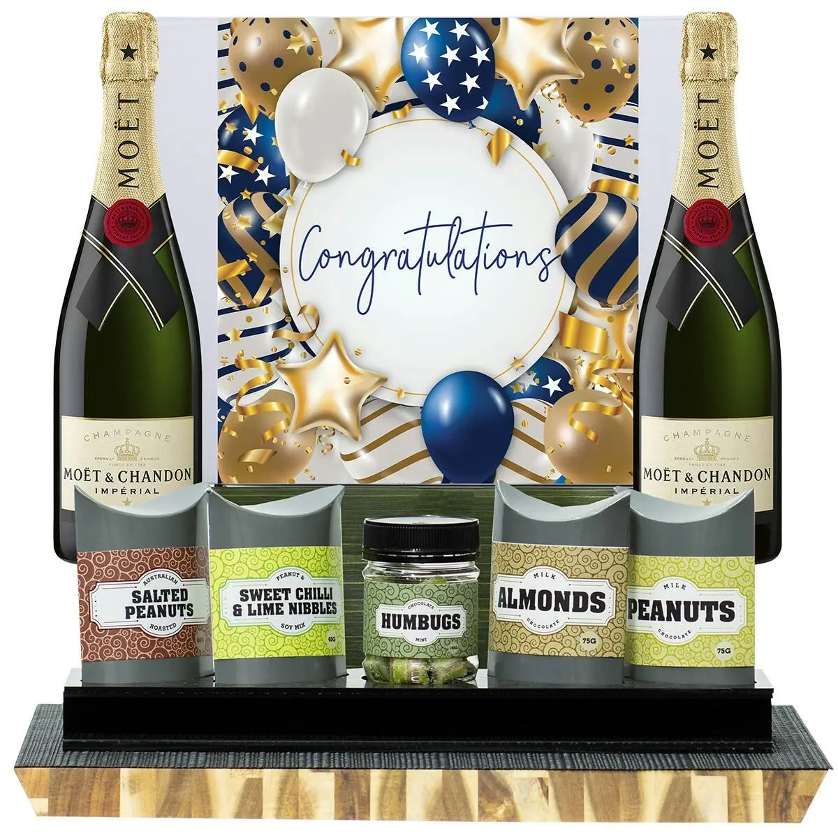 29261F Congratulations Gourmet Hamper with Moet & Chandon