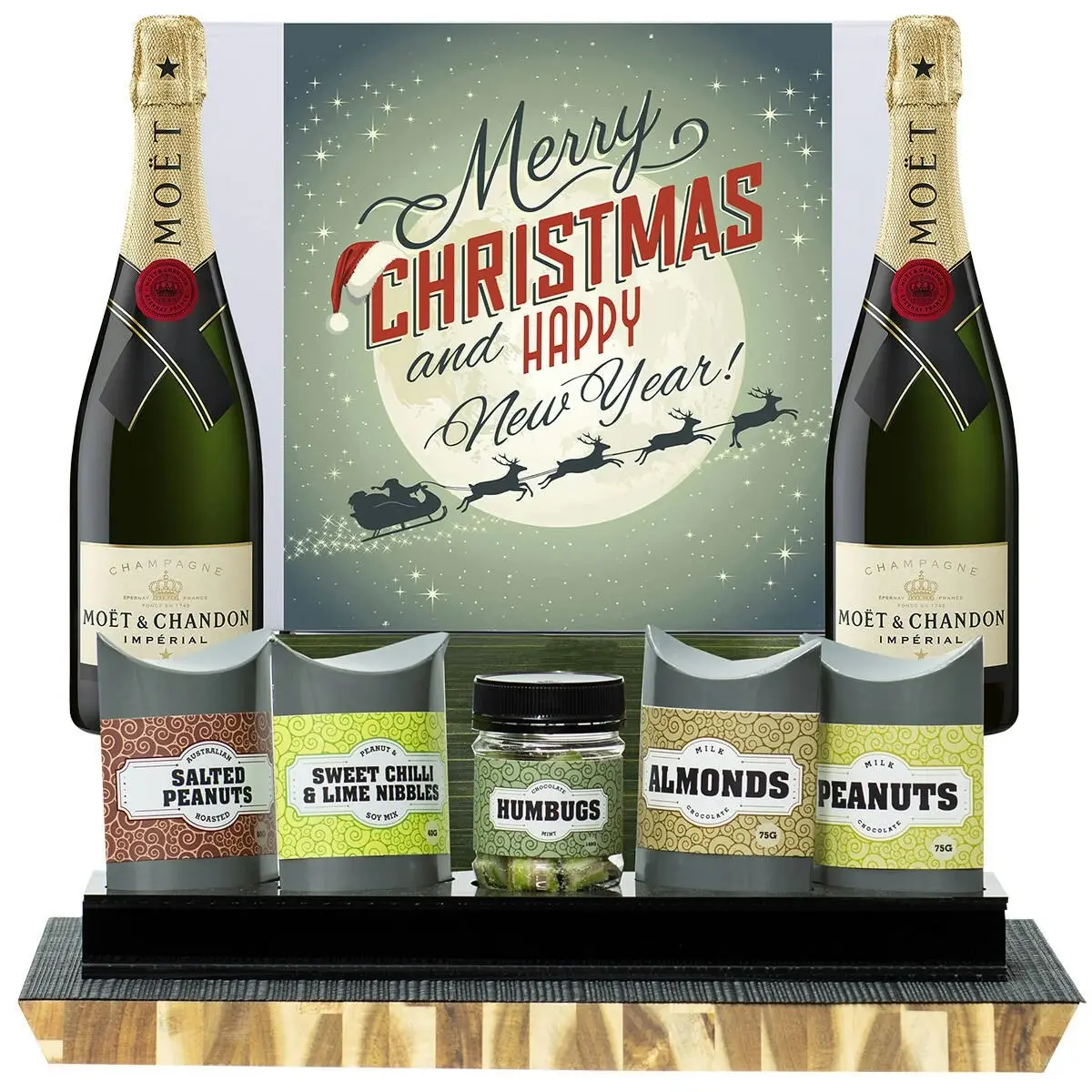 29261W Christmas Gourmet Hamper with Moet & Chandon