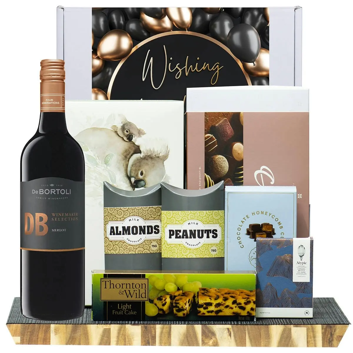 29324D All The Best Gourmet Hamper with De Bortoli DB Merlot