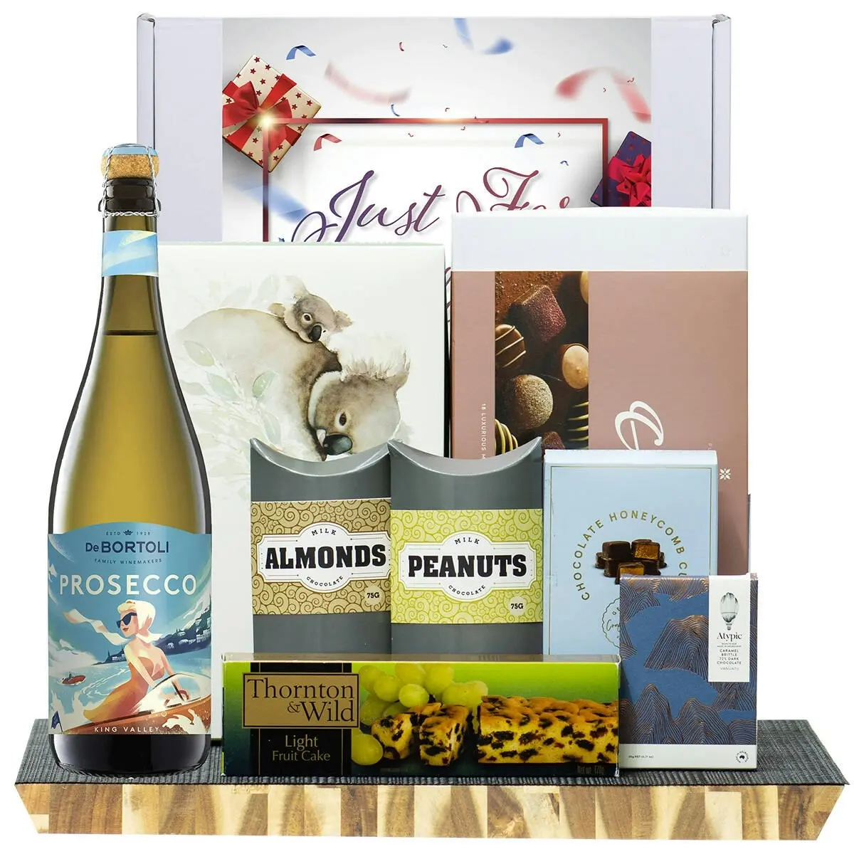 29337E Just For You Gourmet Hamper with De Bortoli King Valley Prosecco