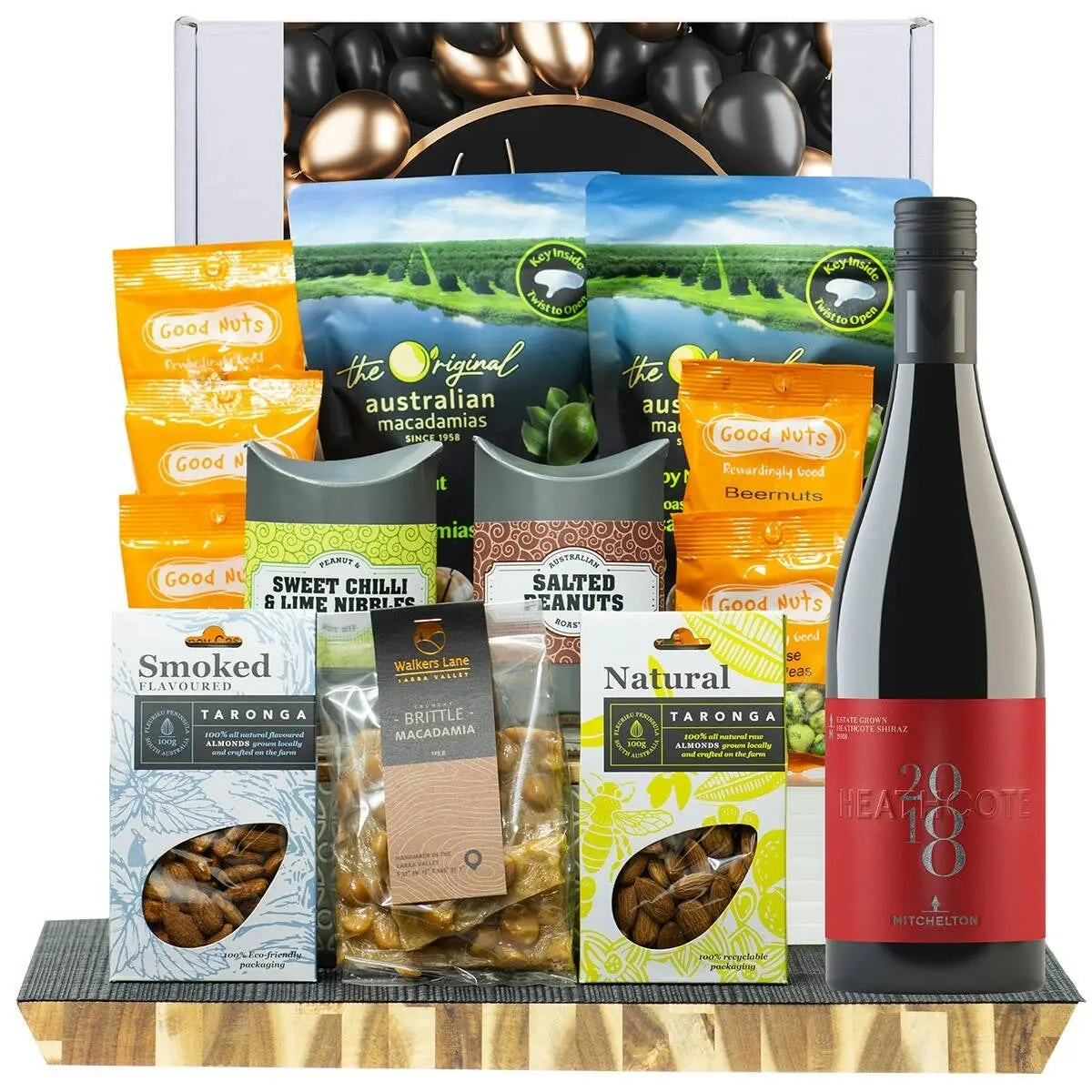 29454D All The Best Gourmet Hamper with Mitchelton Heathcote