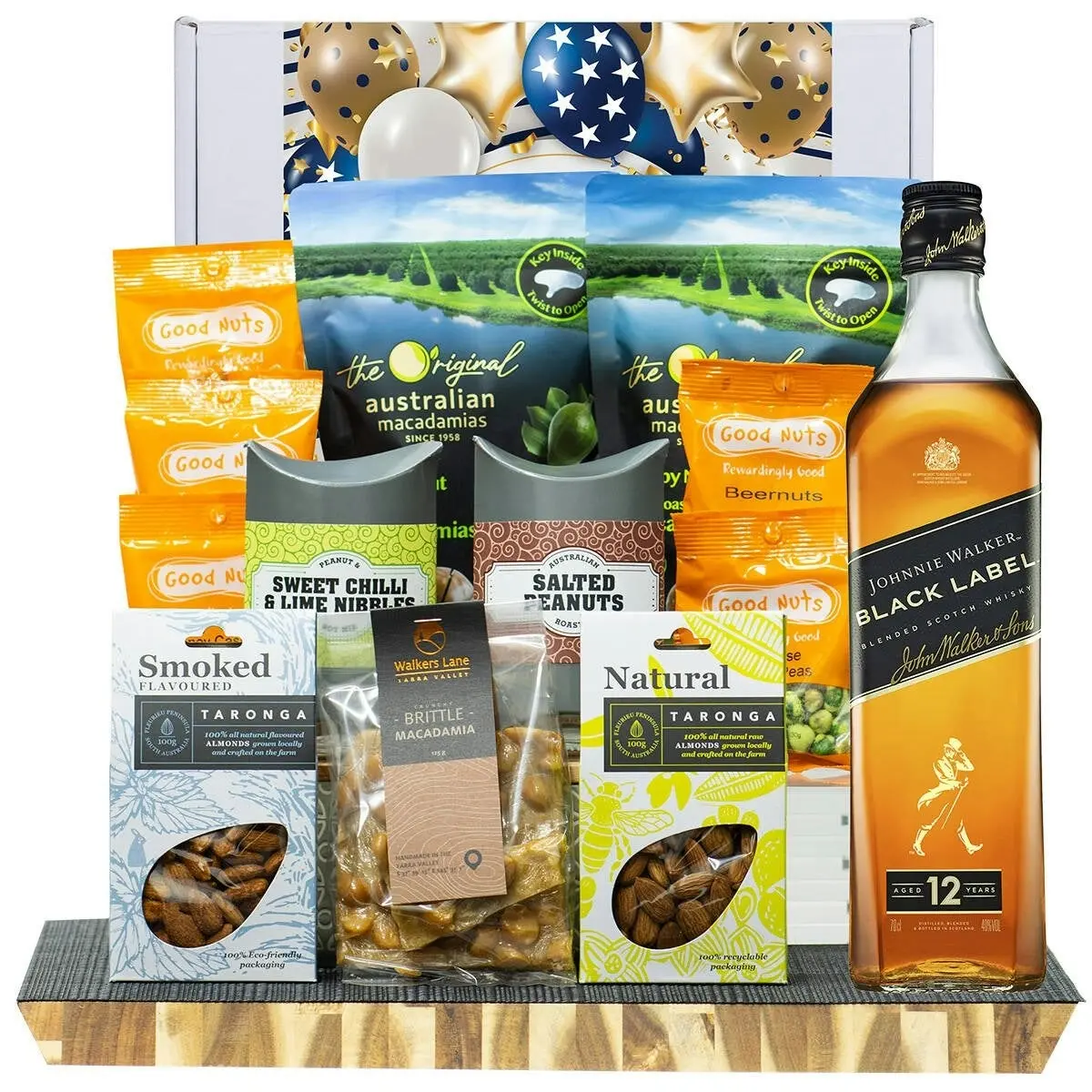 29471F Congratulations Gourmet Hamper with Johnnie Walker Black Label