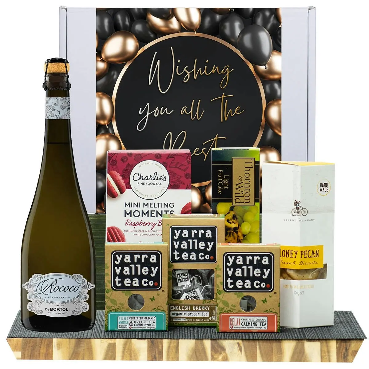 29736D All The Best Gourmet Hamper with De Bortoli Rococo Premium Cuvee