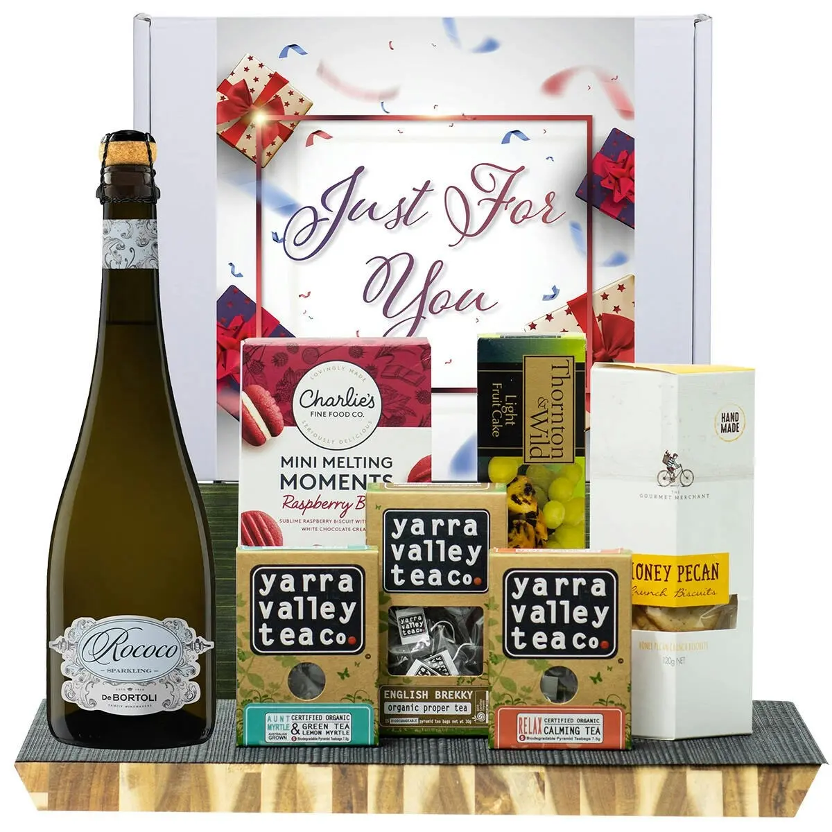 29736E Just For You Gourmet Hamper with De Bortoli Rococo Premium Cuvee