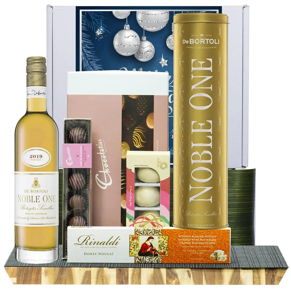 29835X Christmas Gourmet Hamper with De Bortoli Nobel One Botrytis Semillon