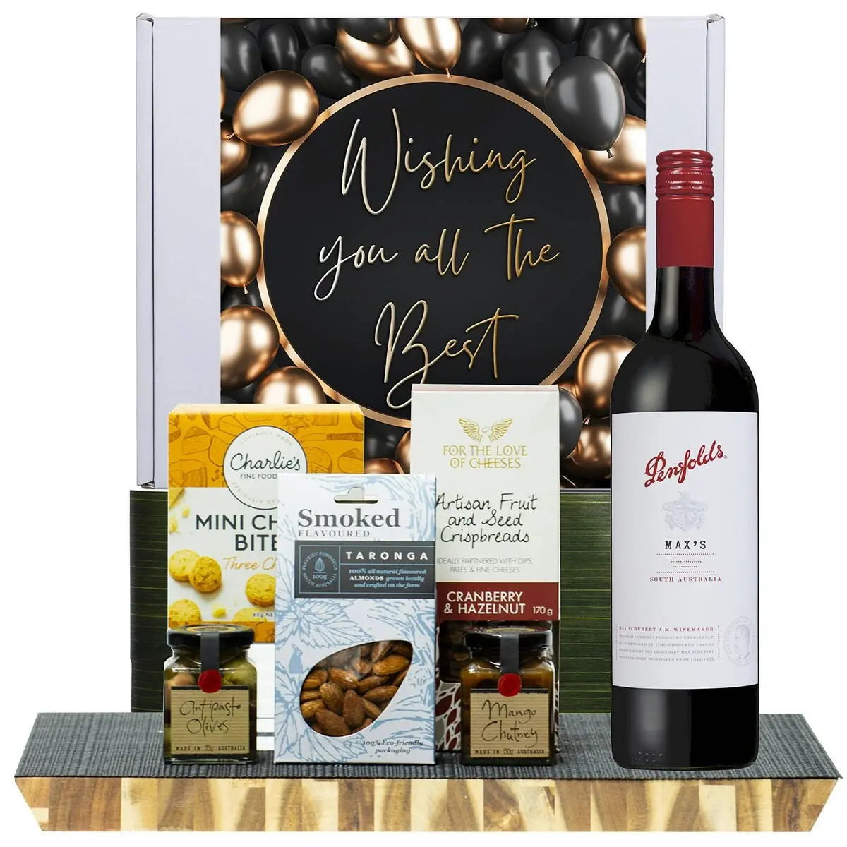 29905D All The Best Premium Gourmet Hamper with Penfolds Max's Cabernet Sauvignon