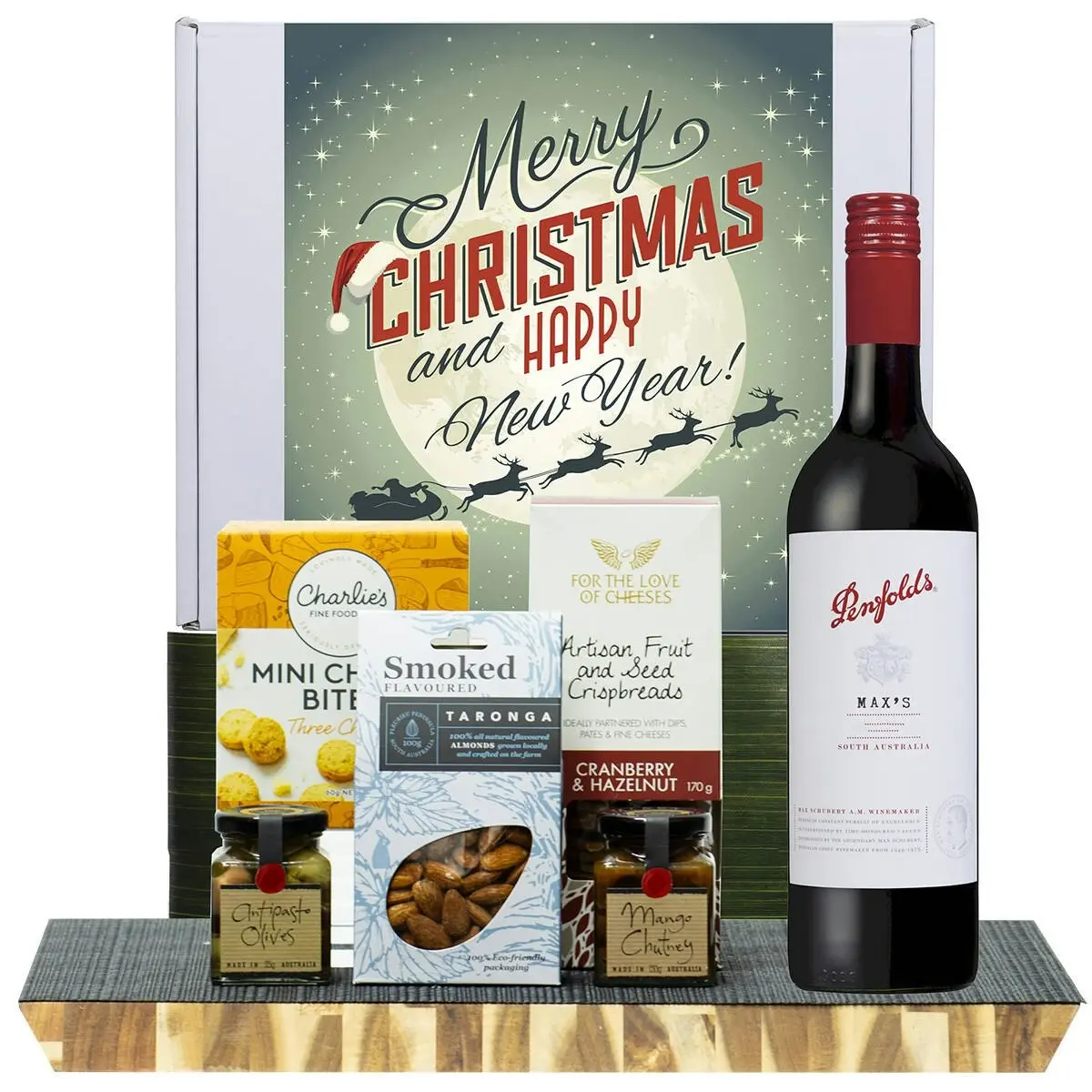 29905W Christmas Premium Gourmet Hamper with Penfolds Max's Cabernet Sauvignon