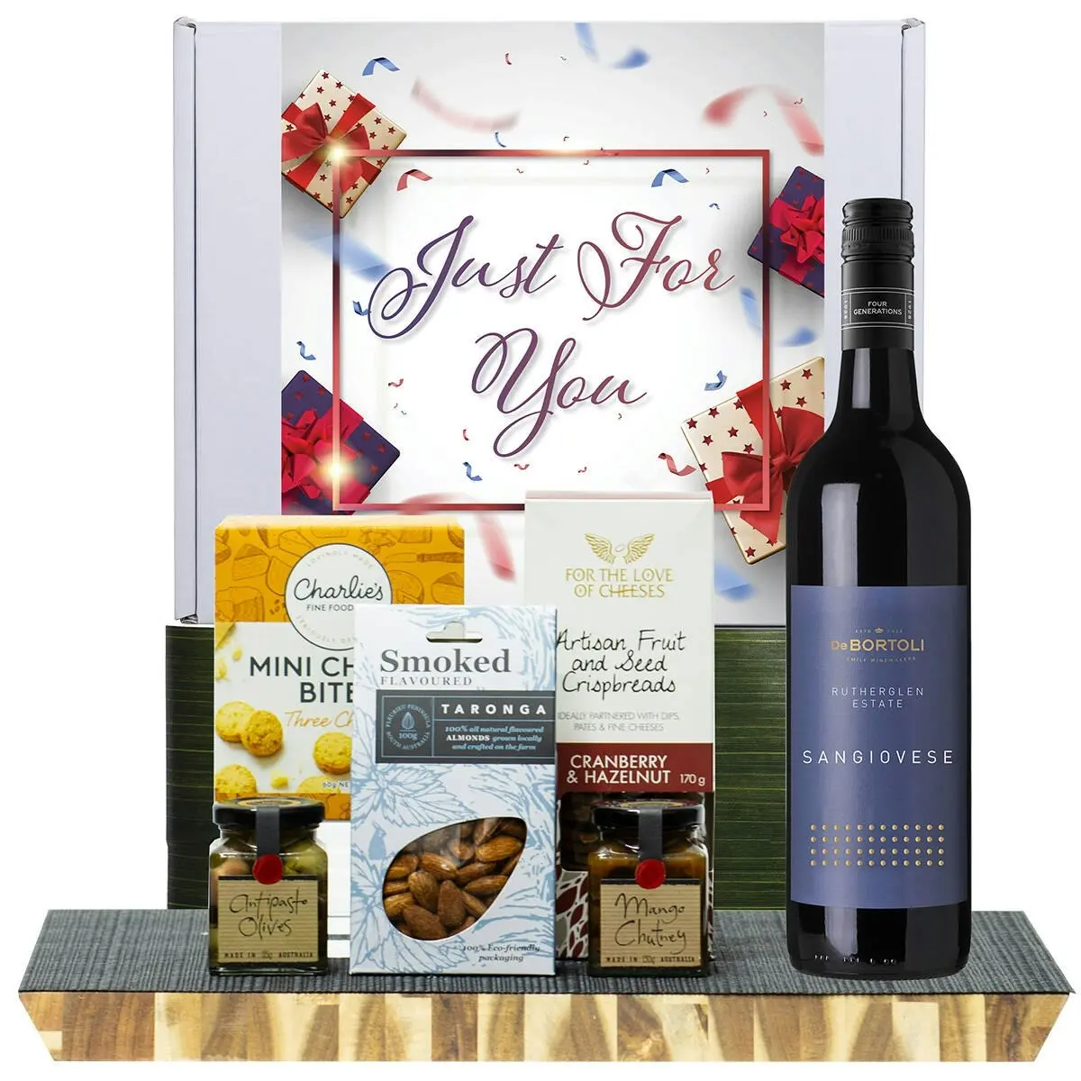 29930E Just For You Premium Gourmet Hamper with De Bortoli Rutherglen Sangiovese