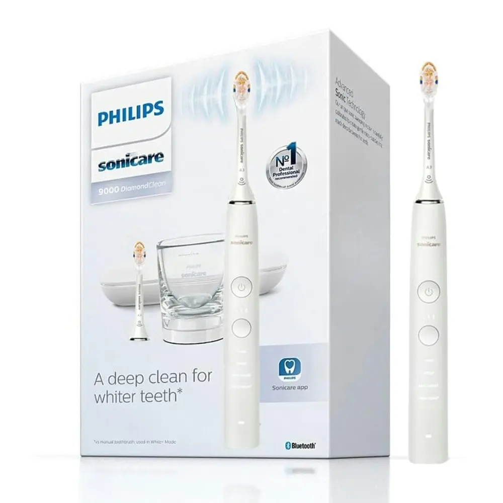 Philips HX9912/63 Sonicare Electric Toothbrush Portable DiamondClean 9000 White