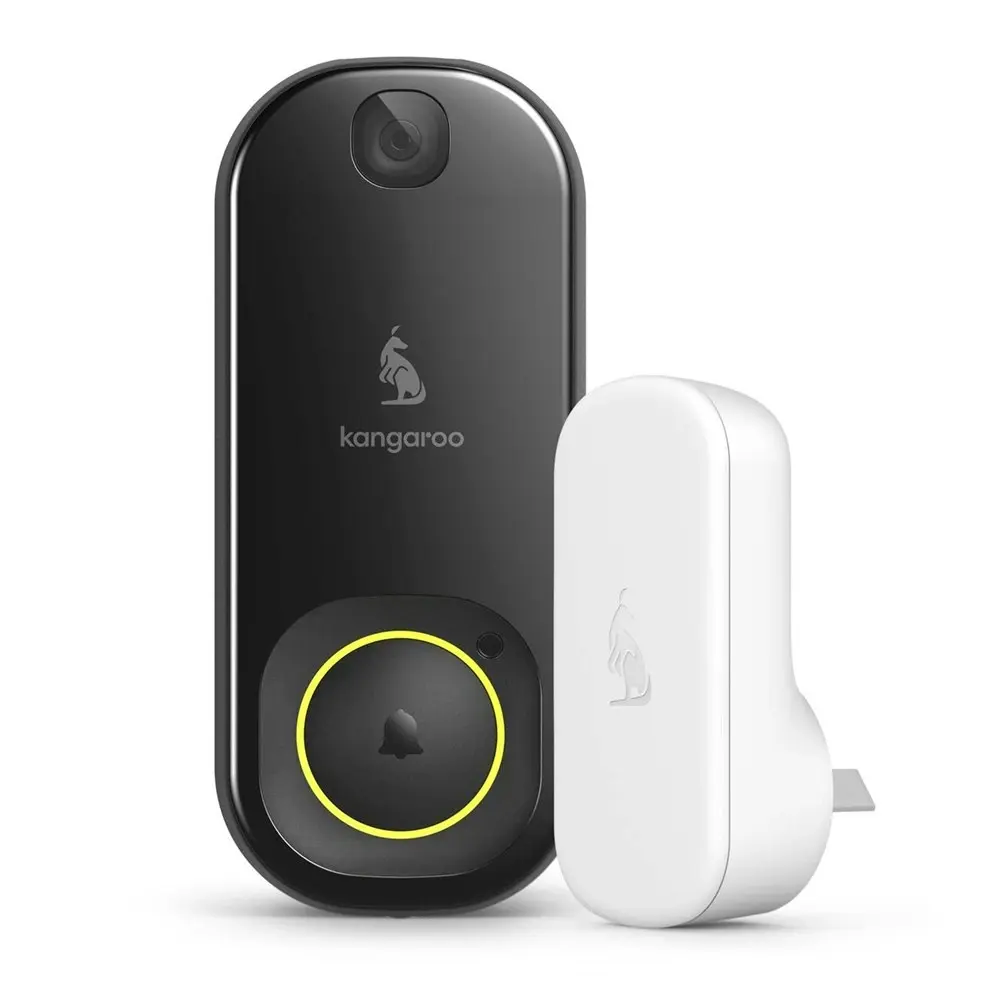 Kangaroo Waterproof Smart Doorbell Camera Wi-Fi Connectivity Portable Bell