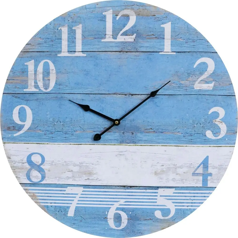 LVD Beach House Hanging Wall Clock Analogue 58cm Round Home/Office Decor