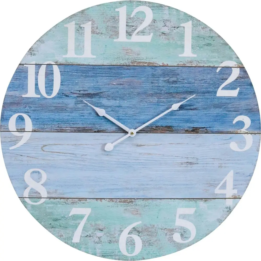 LVD Shoreline Hanging Wall Clock Analogue 58cm Round Home/Office Room Decor