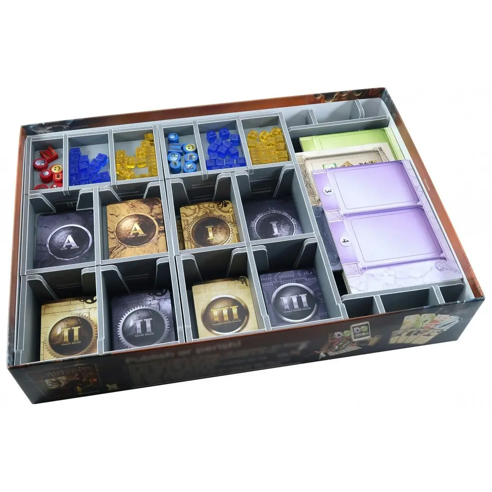 Folded Space Game Inserts Divider Tray Boardgame Organiser Through the Ages