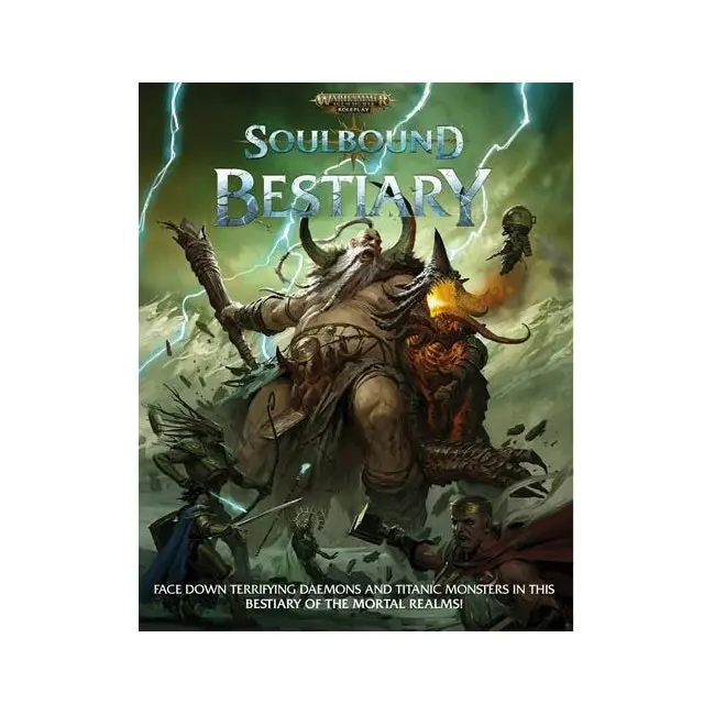 Warhammer Age of Sigmar Soulbound Bestiary Role Playing Games Strategy Book