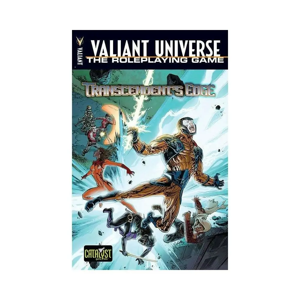 Catalyst Game Labs Valiant Universe Role Playing Game Transcendents Edge Book