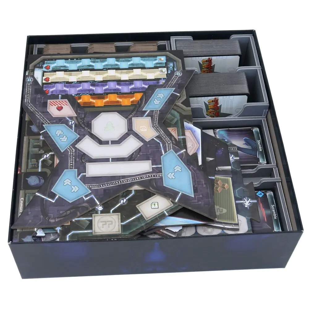 Folded Space Game Inserts Divider Tray For Clank! In Space Plus Expansions