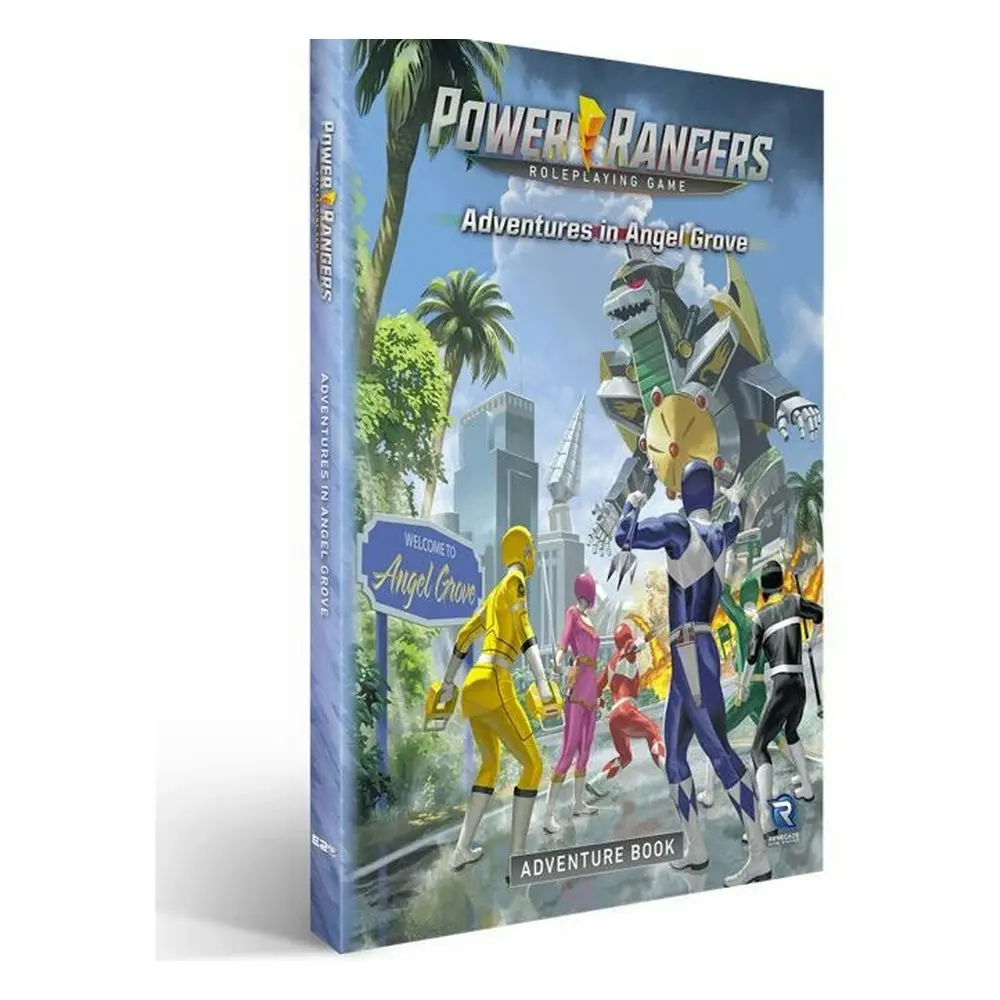 Renegade Game Studios Power Rangers Adventures in Angel Grove Roleplaying Book