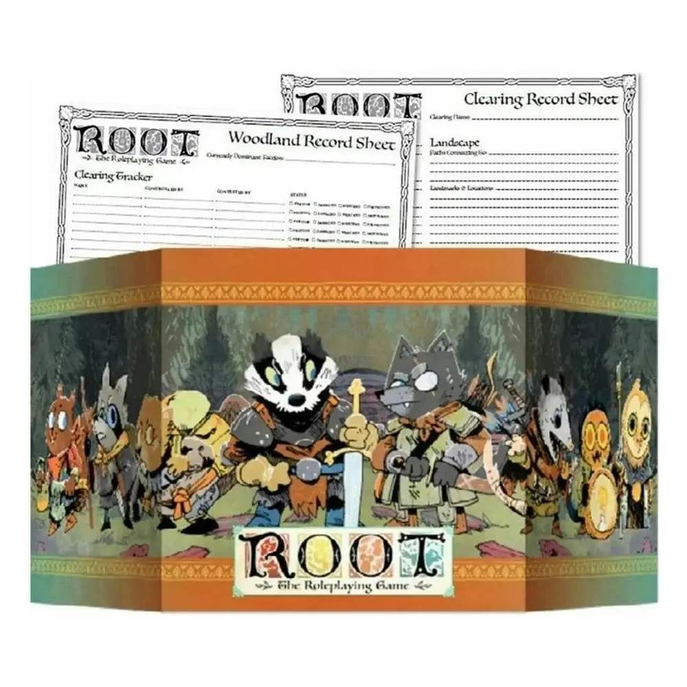 Magpie Games Root The Roleplaying Game GM Screen Game Board Accessory Pack Set