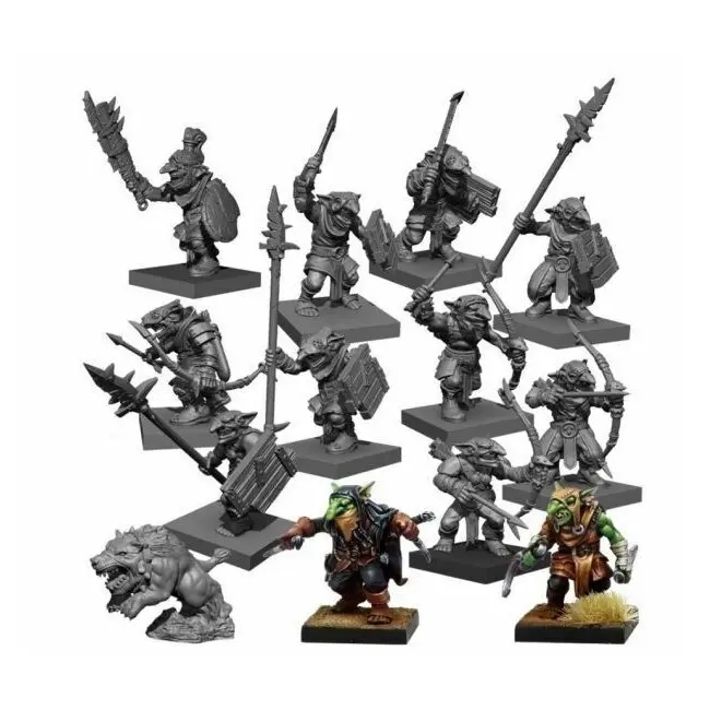 13pc Mantic Games Vanguard Goblin Warband Miniature Toy Tabletop Figure Set 2020