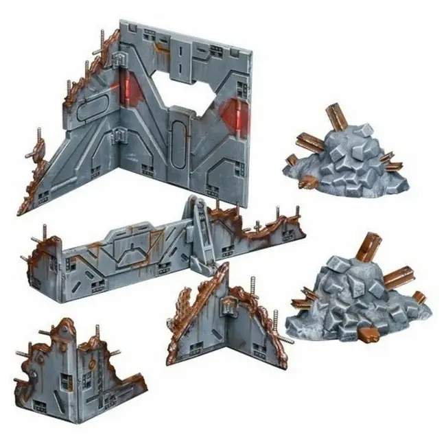 Mantic Games Terrain Crate Battlefield Ruins Series 1 TTRPG Game Accessory Set