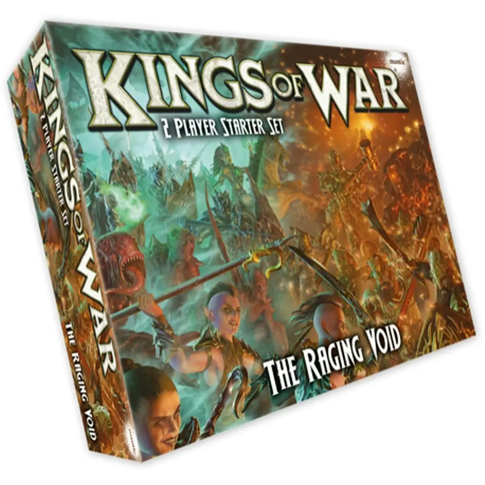 Mantic Games Kings of War The Raging Void Tabletop Kids/Adult Game 2-Player Set