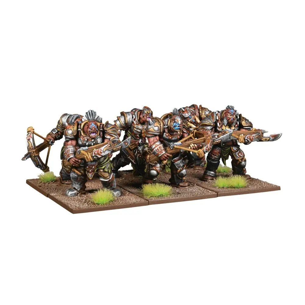 Mantic Games Kings Of War Ogre Shooters Horde Tabletop Miniature Figure Toy