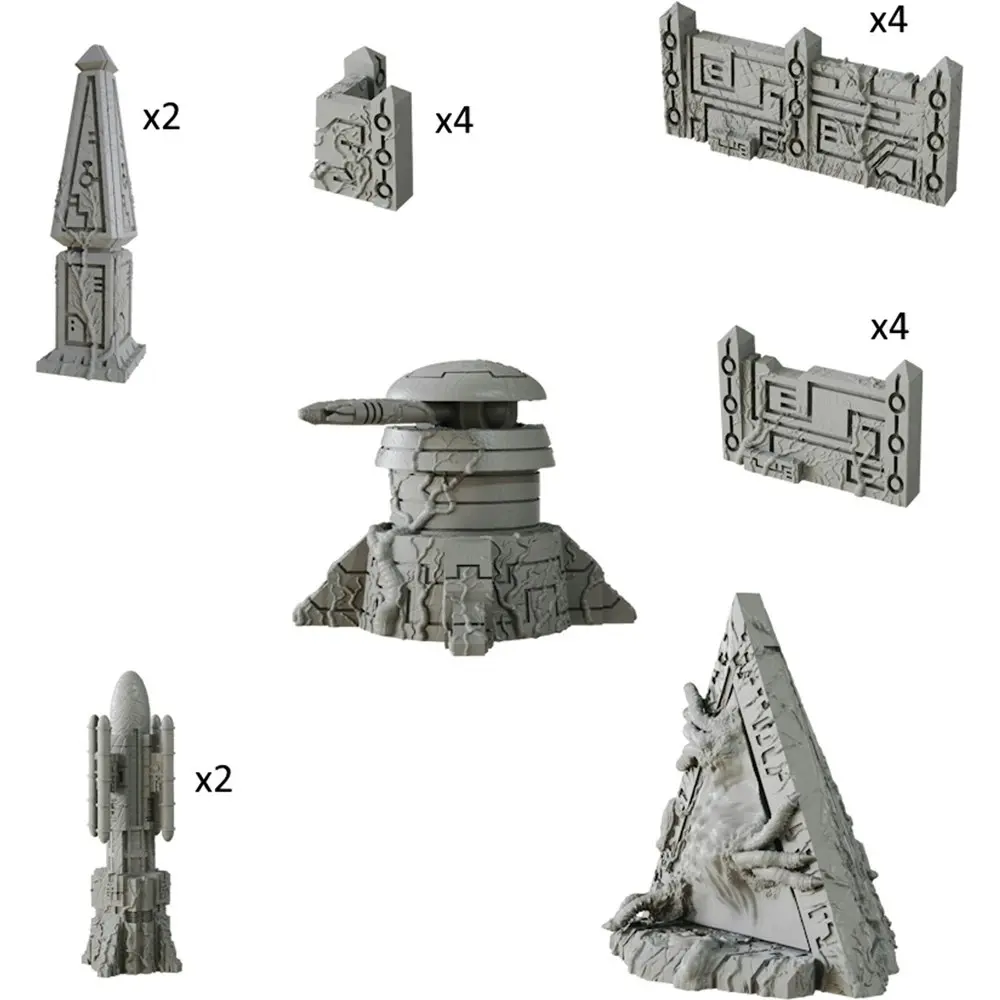 Mantic Games TerrainCrate Xenos Stronghold Miniatures RPG Tabletop Figure Set