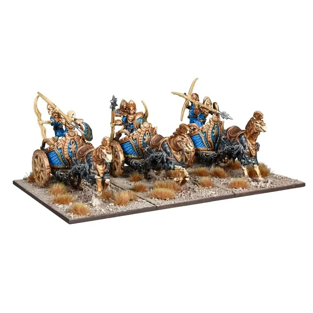 Mantic Games Kings Of War Empire Of Dust Revenant Chariots Regiment Figure Toy