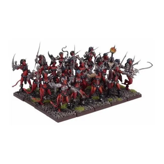 Mantic Games Kings Of War Forces Of The Abyss Succubi Regiment Miniature Toy