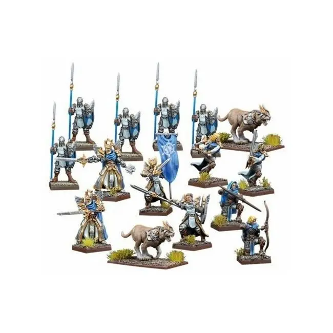 15pc Mantic Games Kings Of War Vanguard Basilean Faction Starter Set Figure Toy