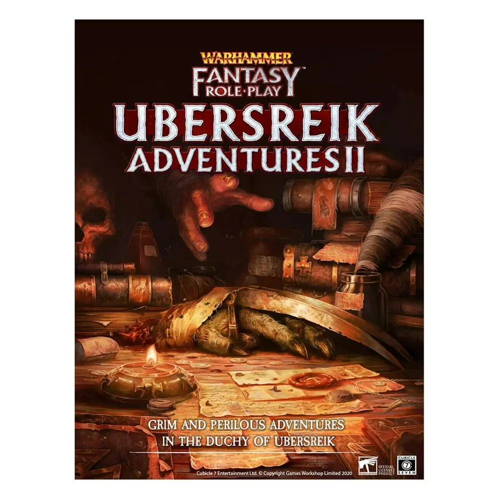 Warhammer Fantasy RPG Ubersreik Grim & Perilous Adventures 2 Hardback Book 14y+