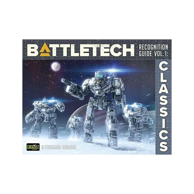 Catalyst Game Labs Battletech Recognition Kids Classics Vol 1 Guide Book 14y+