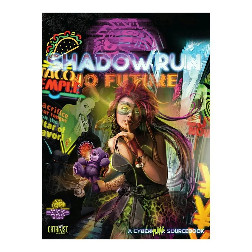 Catalyst Game Labs Shadowrun Roleplaying Game No Future Guide Play Rule Book